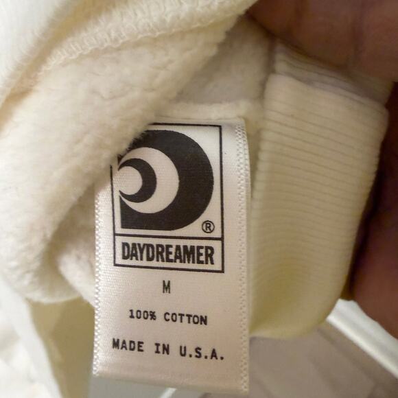 NWT Free People DAYDREAMER OVERSIZED M Italia Graphic Cotton Sweatshirt - Picture 6 of 7